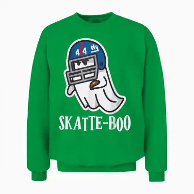 Cam Skattebo, Skatte-Boo Ghost Unisex Sweatshirt - Irish Green