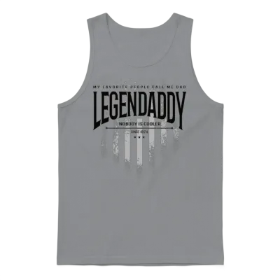 Legendaddy Nobody Is Cooler Since 1974 Unisex Tank Top - Sport Grey