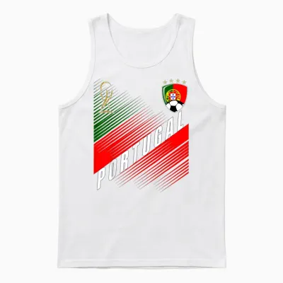 Drapeau Portugal Amoureux De La Fierté Portugaise Unisex Tank Top - White