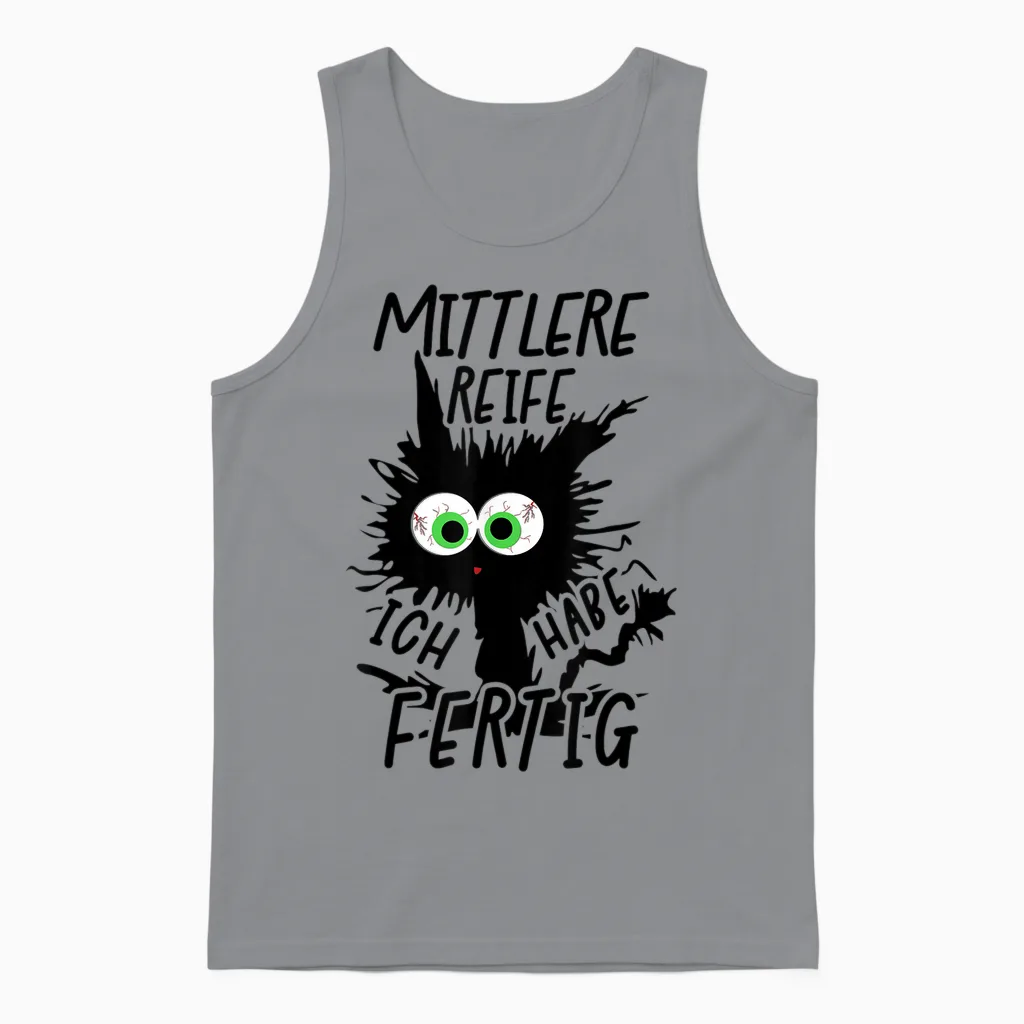 Mittlere Reife Ich Habe Fertig 2026 Mittlere Reife Geschafft Unisex Tank Top in Sport Grey