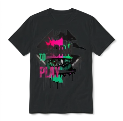 Street Culture Grunge Style Unisex T-Shirt - Black