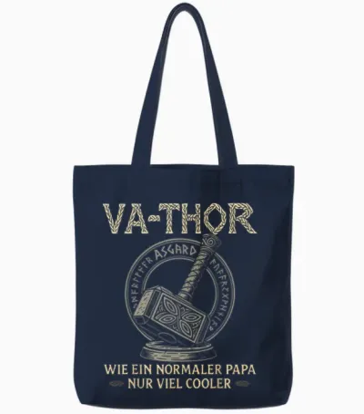 Herren Vater Vatertag Geschenk Für Papa Vatertagsgeschenk Tote Bags - Navy