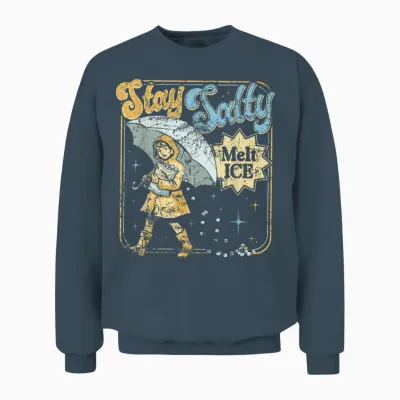 Stay Melt Ice Salty Political Retro Unisex Sweatshirt - Dark Heather