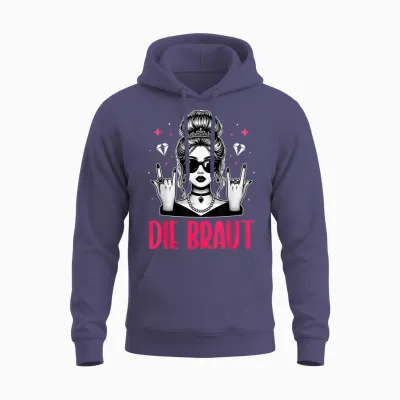 Die Braut Junggesellinnenabschied Bachelorette Trauzeugin Unisex Hoodie - Heather Sport Dark Navy