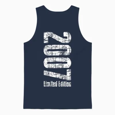 18 Years Old Man 2007 Birthday 18 Years Limited Edition Unisex Tank Top - Navy
