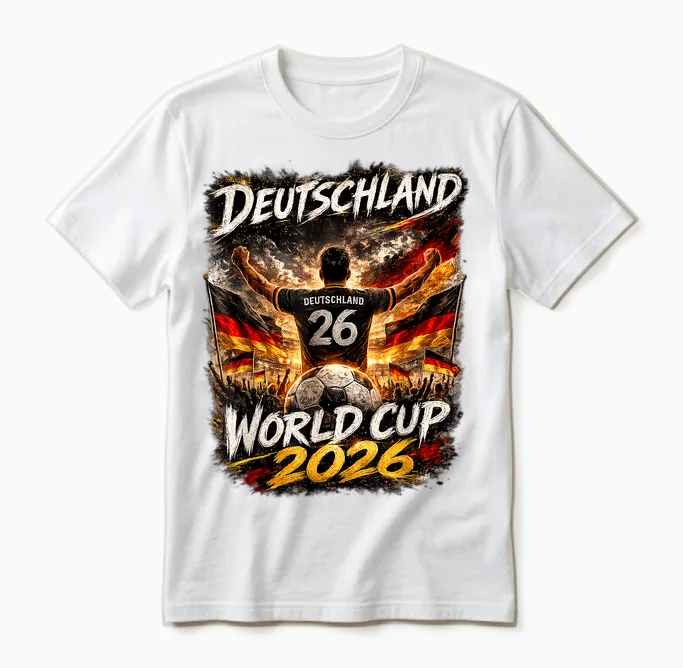 Fußball - Wm World Cup 2026 Deutschland Unisex T-Shirt in White