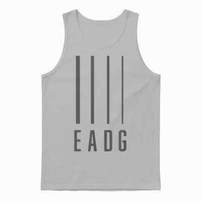 Bass Guitarist/bass Player Gift - Eadg 4 String Unisex Tank Top - Ash