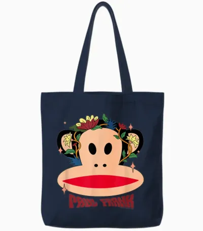 Paul Frank Julius Mit Wildblumen Tote Bags - Navy