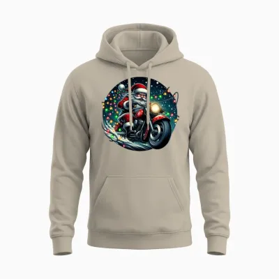 Nostalgic Vintage Christmas Tree Unisex Hoodie - Sand