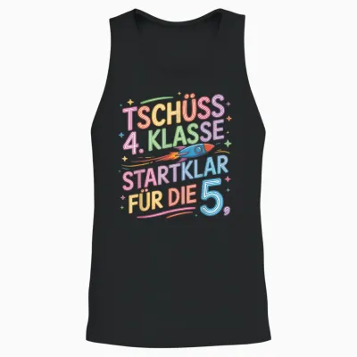 Abschluss Grundschule 2026 Grundschule Absolvent Abgänger Unisex Tank Top - Black