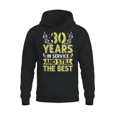 Jubilee 30 Years and Still the Best Colleague Unisex Hoodie - Black