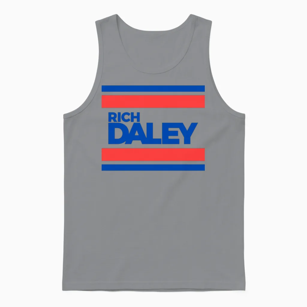 Mayor Richard Daley Unisex Tank Top in Sport Grey