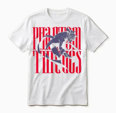 Persona 5 Joker Silhouette Phantom Thieves Logo Rpg Game Unisex T-Shirt - White