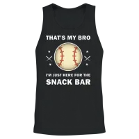 Funny Baseball Unisex Tank Top - Black – 2