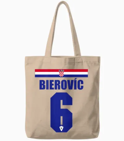 Kroatien Sauf-Trikot Party Trikot Tote Bags - Natural
