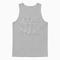 Vintage 1974 Unisex Tank Top in Ash - 1