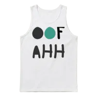 Funny Goofy Ahh Unisex Tank Top - White – 1