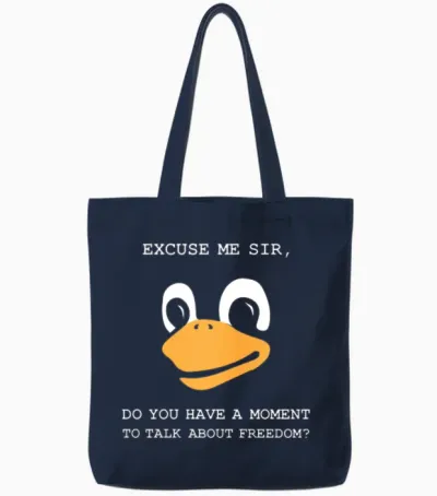 Tux Lord and Saviour1 Pods 01 New 01 Tote Bags - Navy
