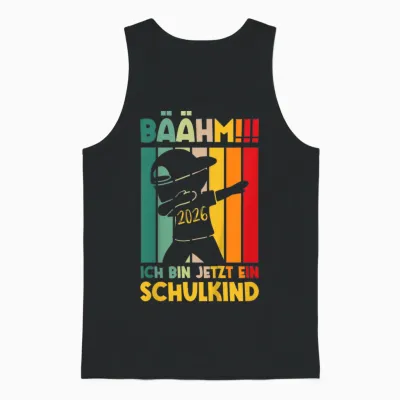 Kinder Einschulung Schuljunge Ich Bin Jetzt Ein Schulkind 2026 Unisex Tank Top - Black