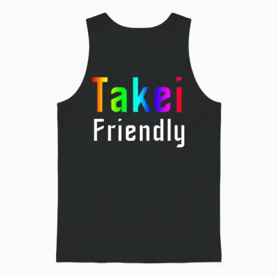 George Takei Takei Friendly Mp Women's T-Shirts Unisex Tank Top - Black