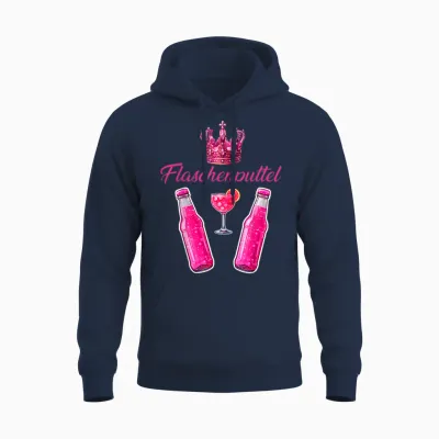 Bottle Puttel Jga Party Carnival Malle Outfit Drinking T-Shirt, Black, S Unisex Hoodie - Navy