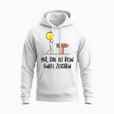 Funny Sayings Fun Cool Men Funny Saying Men's T-Shirt, White Unisex Hoodie - White