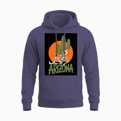 Desert Vibes,endless Smiles Unisex Hoodie - Heather Sport Dark Navy