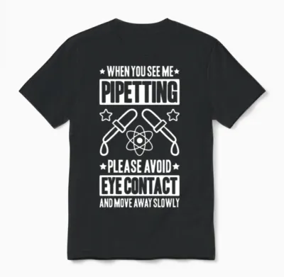 Biochemistry Biochemist Biology Biologist Genetics Unisex T-Shirt - Black