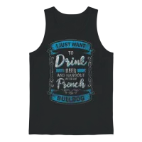 Bulldog Bulldog Dog Owner Hunting Dog Unisex Tank Top - Black – 1