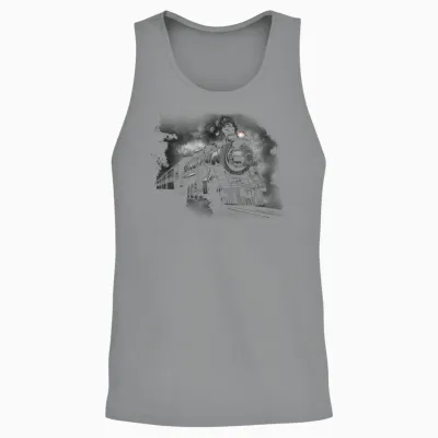 Steam Locomotive Train Engine Railroad Big-Boy Train 4014 Unisex Tank Top - Sport Grey