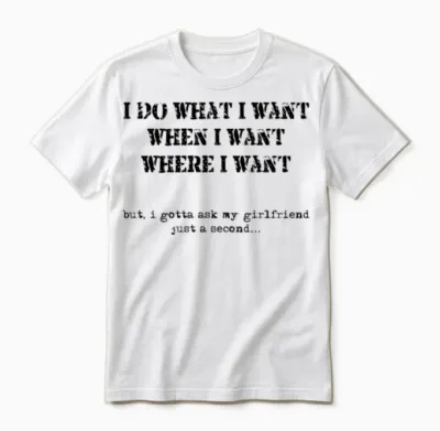 Funny Unisex T-Shirt - White