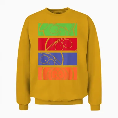 South Park - Minimal Faces Unisex Sweatshirt - Gold