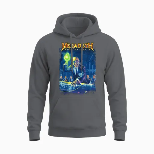 Megadeth - Rust in Peace Unisex Hoodie - Charcoal