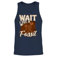 Archaeologist Artifacts Anthropologist Archaeology Unisex Tank Top - Navy – 2