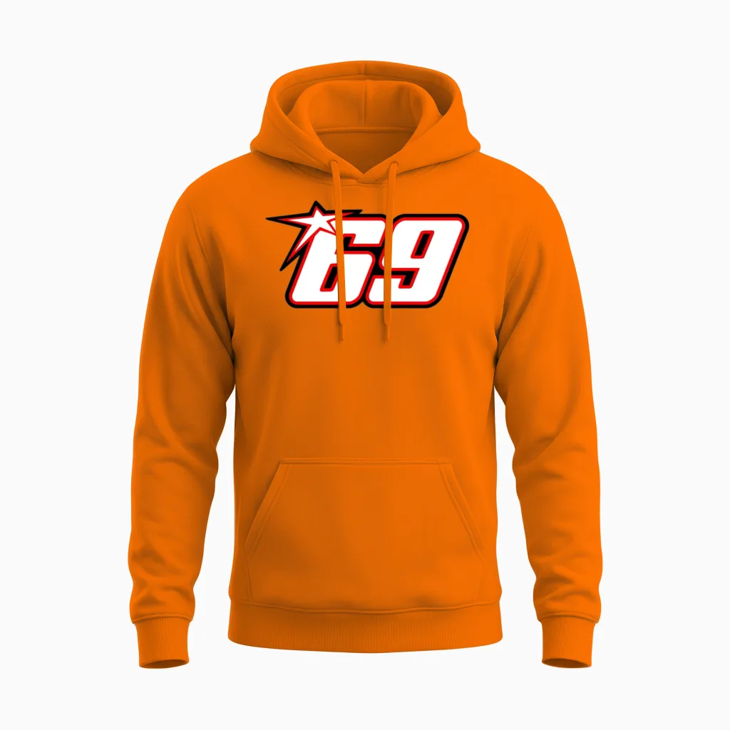 Hayden 69 Unisex Hoodie in Safety Orange