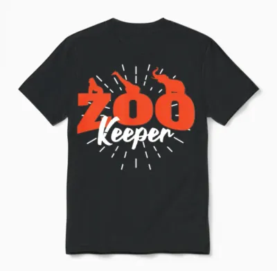 Zoo Keeper Unisex T-Shirt - Black