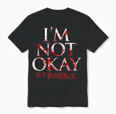 My Chemical Romance I'm Not Ok T-Shirt, Black Unisex T-Shirt - Black