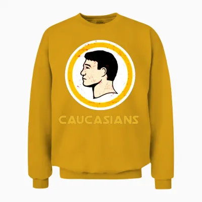 Caucasians Unisex Sweatshirt - Gold