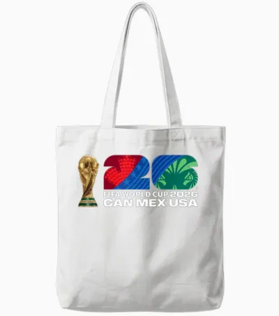 Fifa World Cup26 Fifa Host Country Trophäe Farbe Tote Bags - White