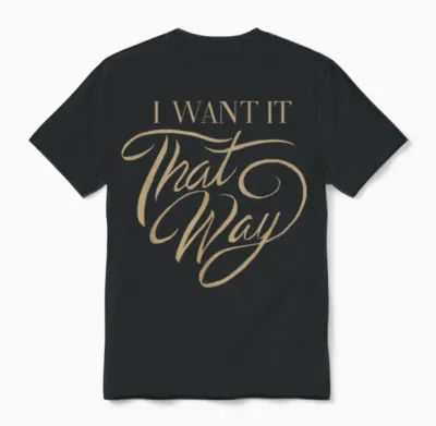 Backstreet Boys – Cursive Iwitw Unisex T-Shirt - Black