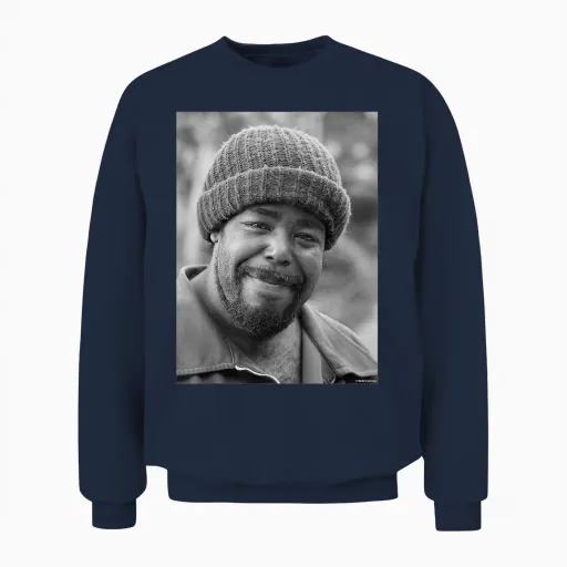 Barry White the Maestro Soul Singer Par Allan Ballard Unisex Sweatshirt - Navy