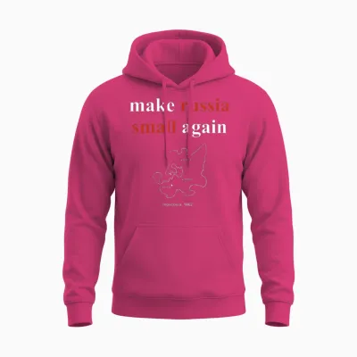 Volodymyr Zelenskyy Make Russia Small Again Unisex Hoodie - Heliconia