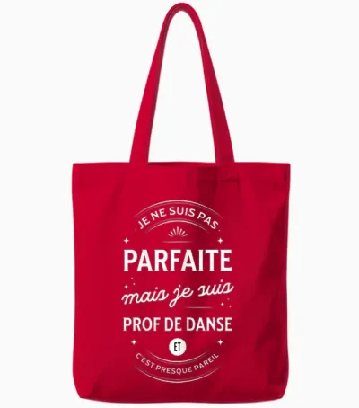 Gift Idea Dance Teacher Humor Dancer Woman T-Shirt, Black, Female X-Small Tote Bags - Red