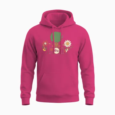 The Allergies Dark Retro Unisex Hoodie - Heliconia