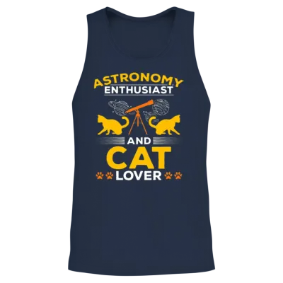 Solar System Astronomy I Astronomy Enthusiast And Unisex Tank Top - Navy