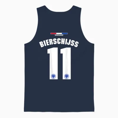 Lustige Namen Holland Party Trikot Malle Party-Urlaub Unisex Tank Top - Navy