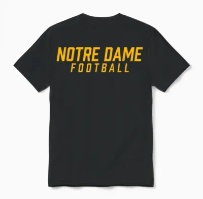 Notre Dame High School Football Team Unisex T-Shirt - Black