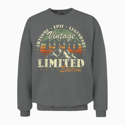 Original 1996 Cadeau Anniversaire 30 Ans Pour Hommes Femmes Unisex Sweatshirt - Graphite Heather