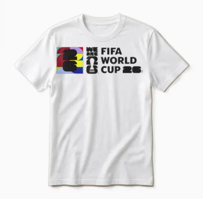 Fifa World Cup26 Event Colorblock Unisex T-Shirt - White