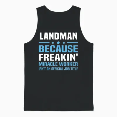 Landman Unisex Tank Top - Black